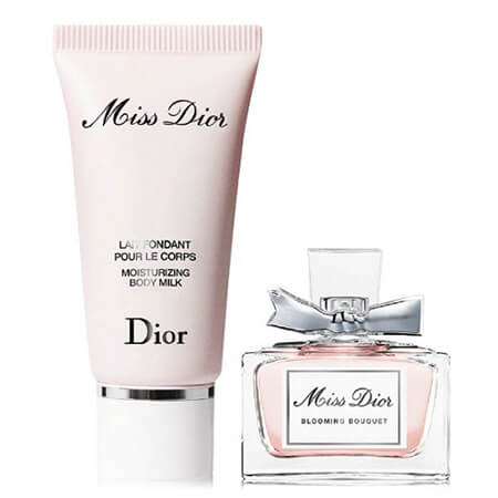 Dior Miss Dior Blooming Bouquet Gift Set (2 items in set)  เซ็ทน้ำหอมสุดหรูจากดิออร์ ประกอบไปด้วยน้ำหอม Miss Dior Blooming Bouquet  EDT 5 ml. + โลชั่น Miss Dior 20 ml. ของขวัญกลิ่นหอมทั่วเรือนร่าง